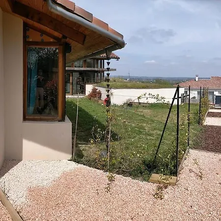 Studio Ambiance Verdoyante Et Vue Sur La Vallee Auzeville-Tolosane Exterior foto